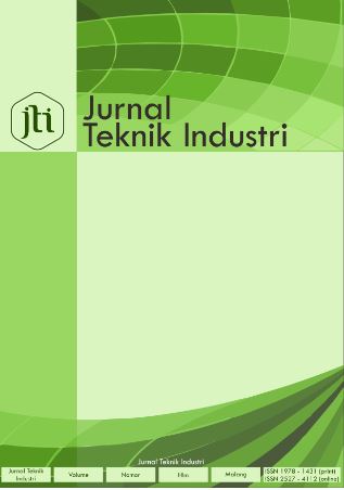 Cover JURNAL TEKNIK INDUSTRI / FT Universitas Muhammadiyah Malang