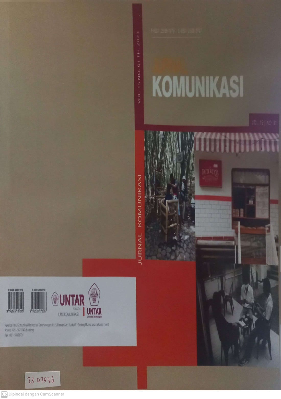 Cover JURNAL KOMUNIKASI / MISRAN